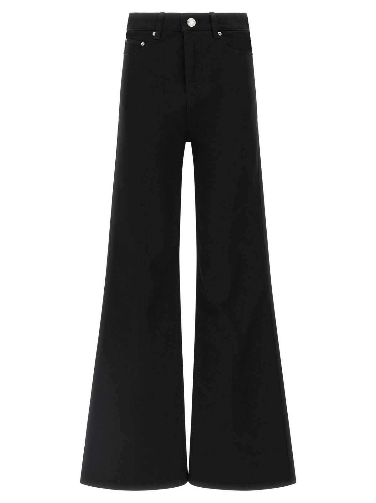 Ami Paris Flared Leg Jeans Black