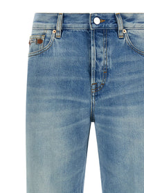 Gucci Flared Leg Jeans Blue