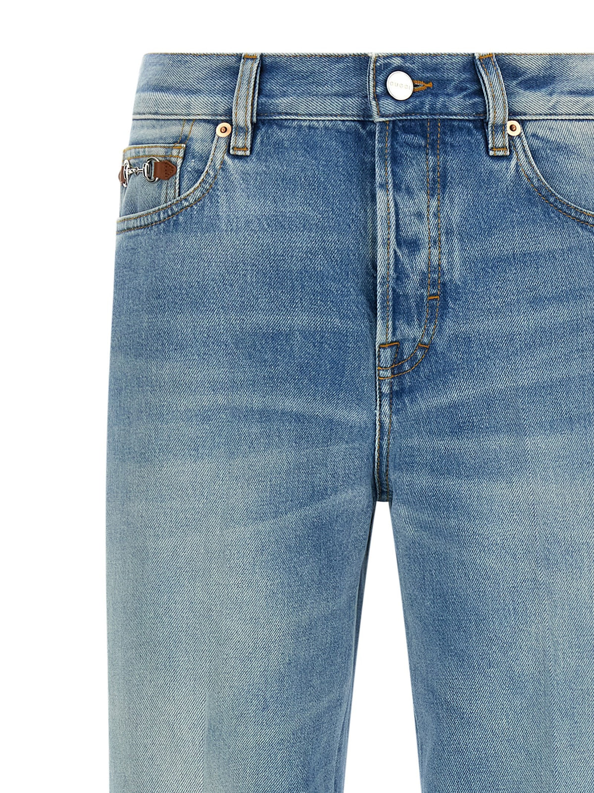 Gucci Flared Leg Jeans Blue, view 3
