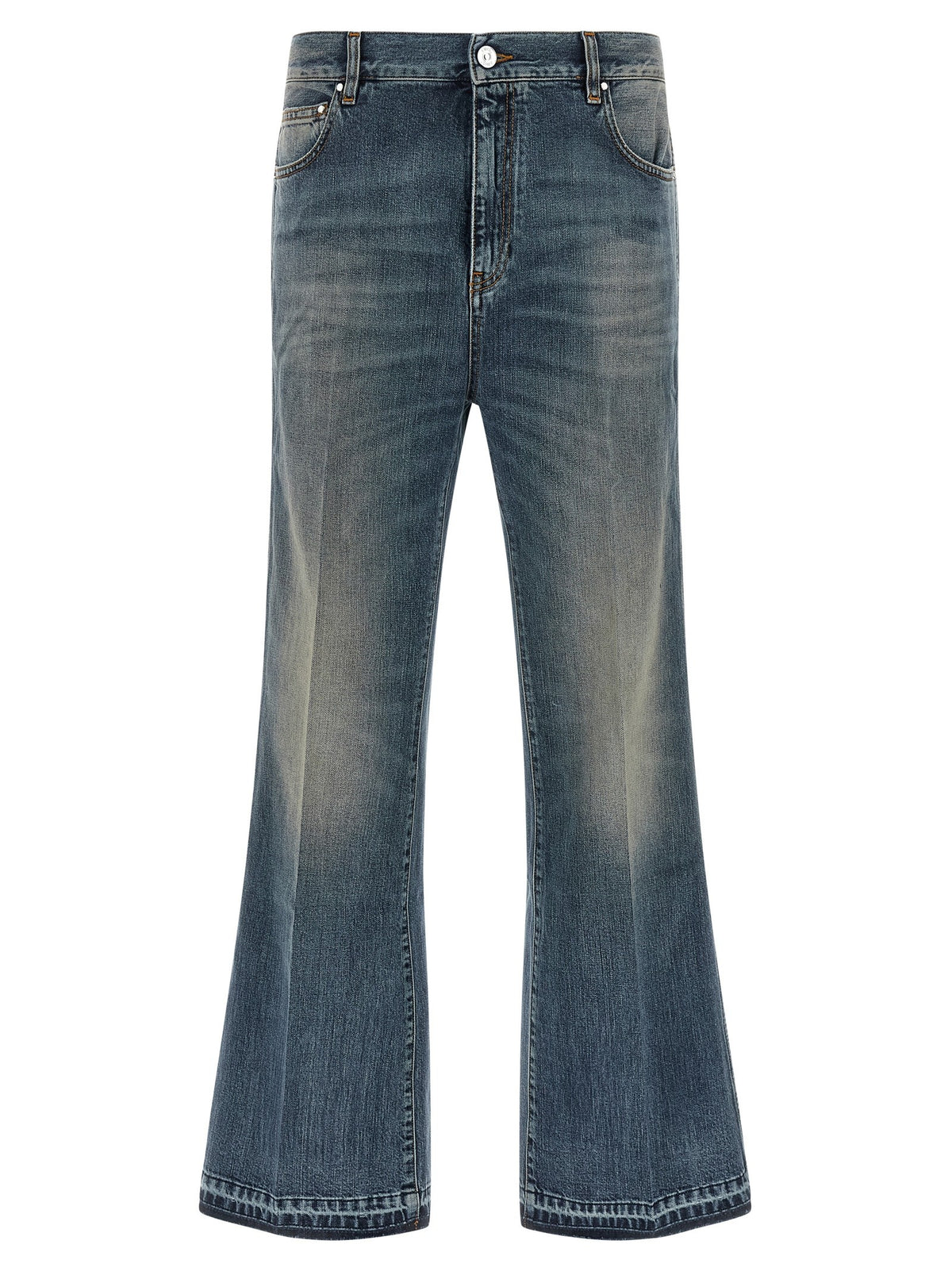AMIRI Flared Leg Jeans Blue
