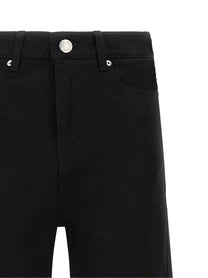 Ami Paris Flared Leg Jeans Black