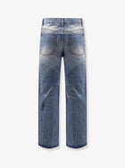 Tonywack Unisex Flared Leg Unisex Jeans Blue, view 2