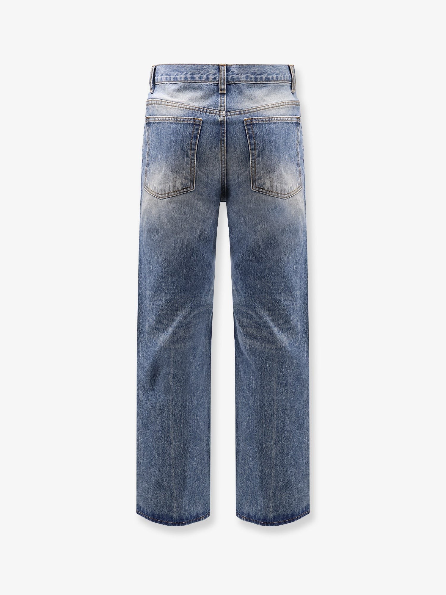 Tonywack Unisex Flared Leg Unisex Jeans Blue