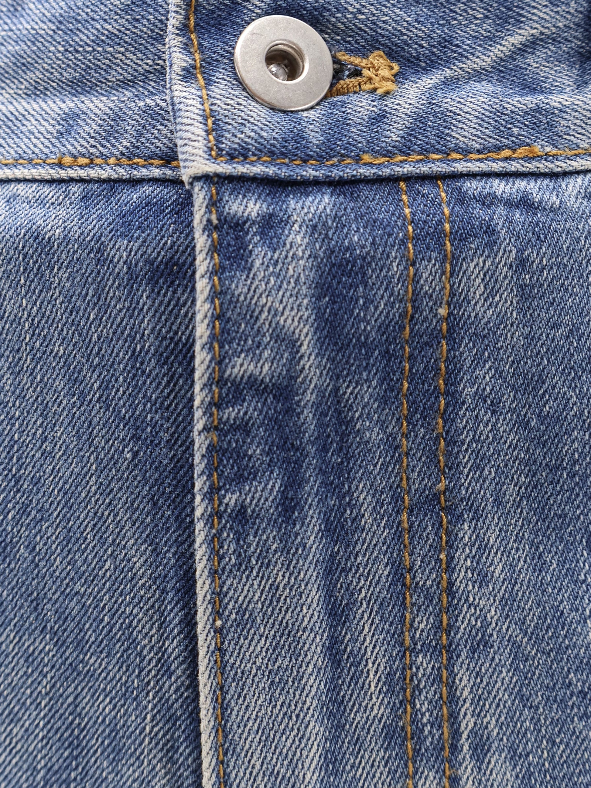 Tonywack Unisex Flared Leg Unisex Jeans Blue