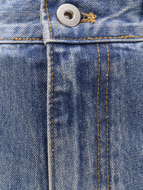 Tonywack Unisex Flared Leg Unisex Jeans Blue