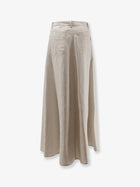 Alysi Women's Flared Linen Skirt Grezzo, view 2
