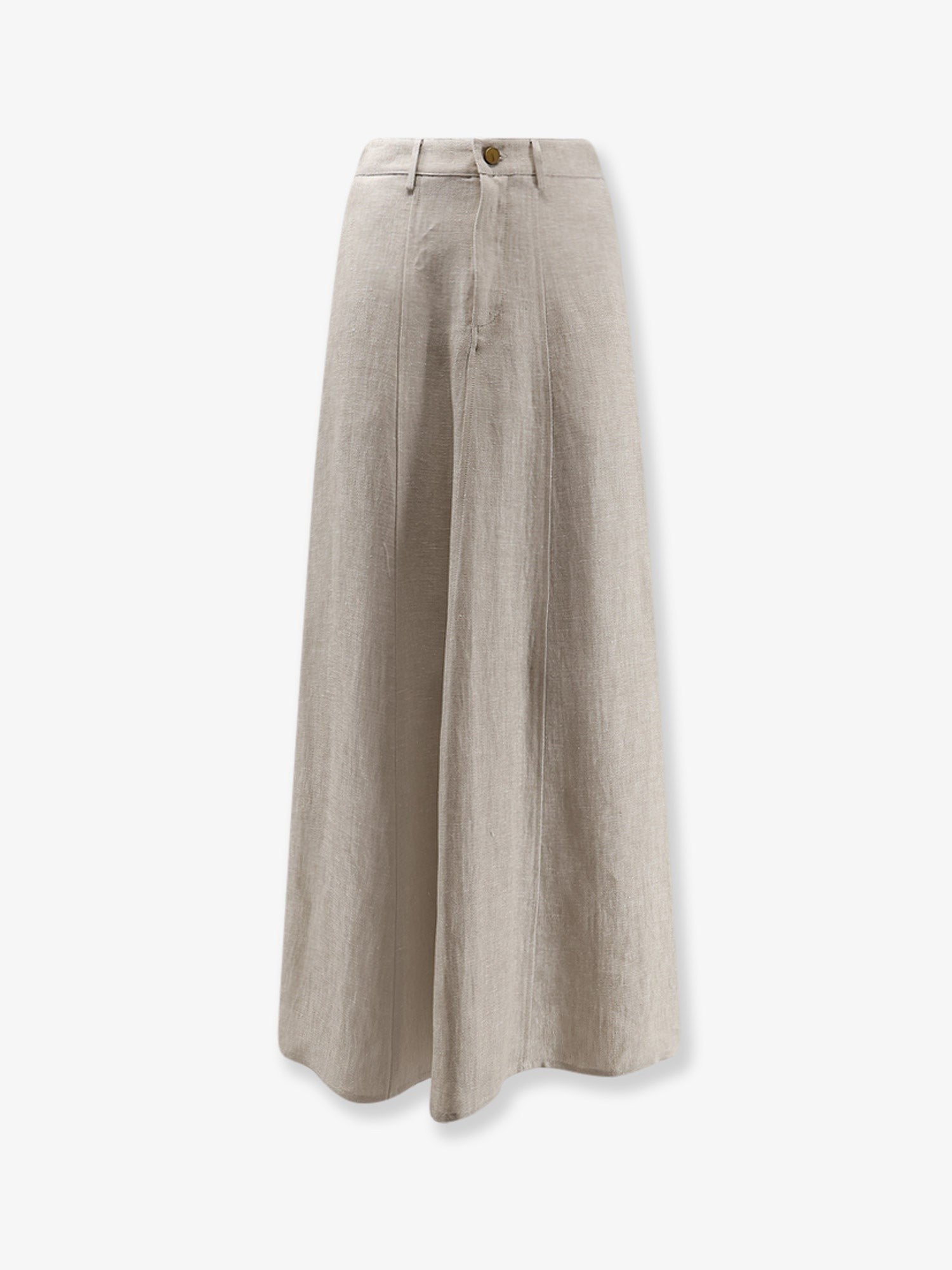 Alysi Women's Flared Linen Skirt Grezzo