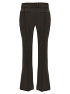 The Attico Flared Pants Brown, view 2