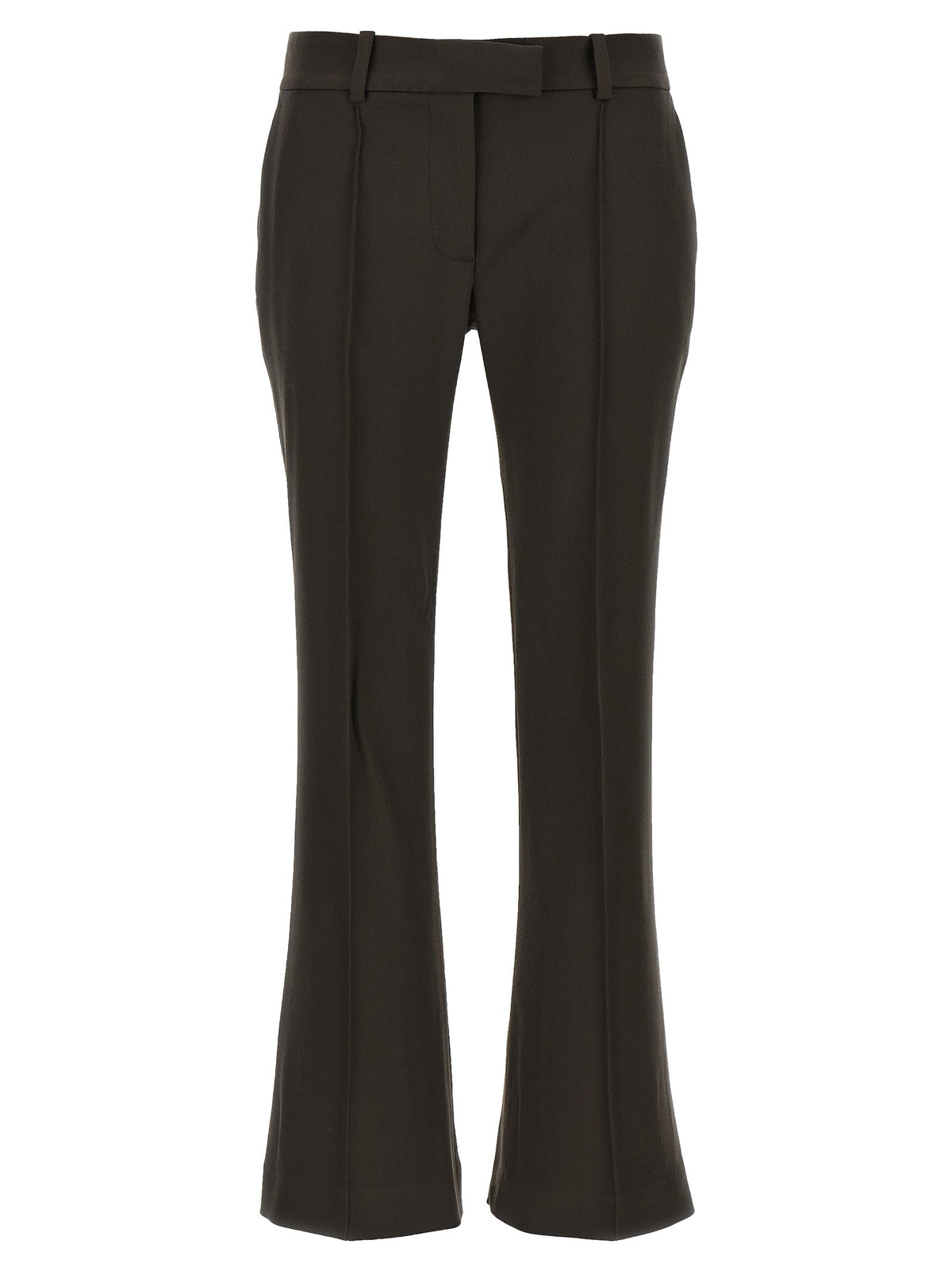The Attico Flared Pants Brown
