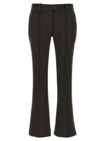 The Attico Flared Pants Brown
