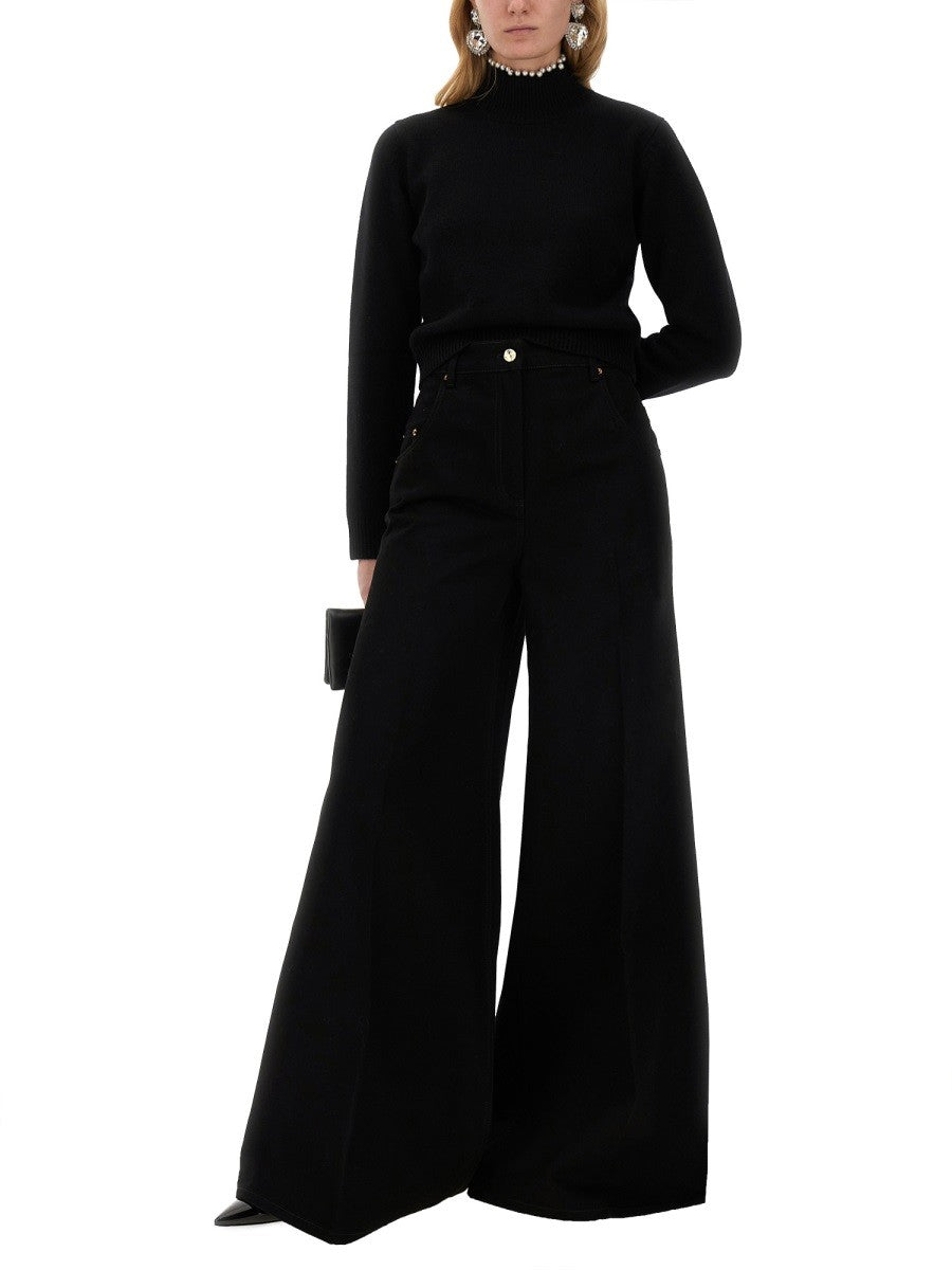 Nina Ricci Women's Flared Pants Black Nina Ricci