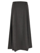 Peserico Flared Skirt Grey, view 2