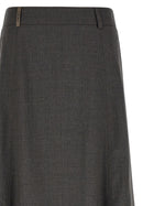 Peserico Flared Skirt Grey, view 3