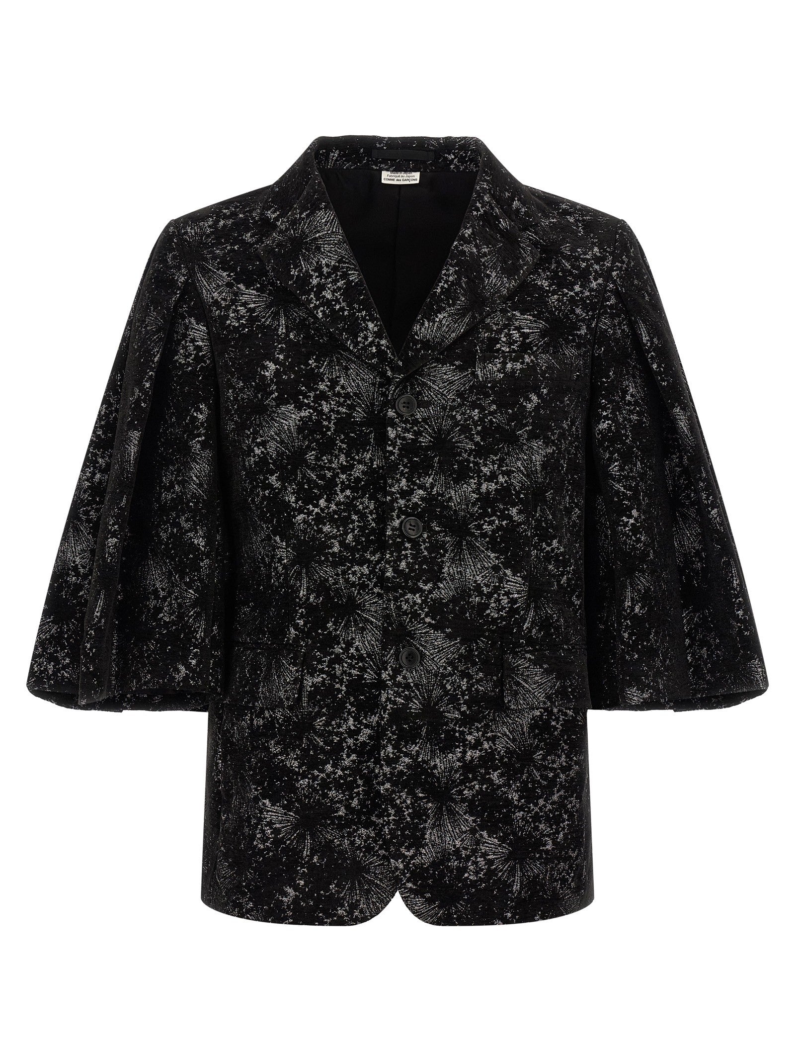 Comme Des Garçons Homme Plus Flared Sleeves Blazer Black