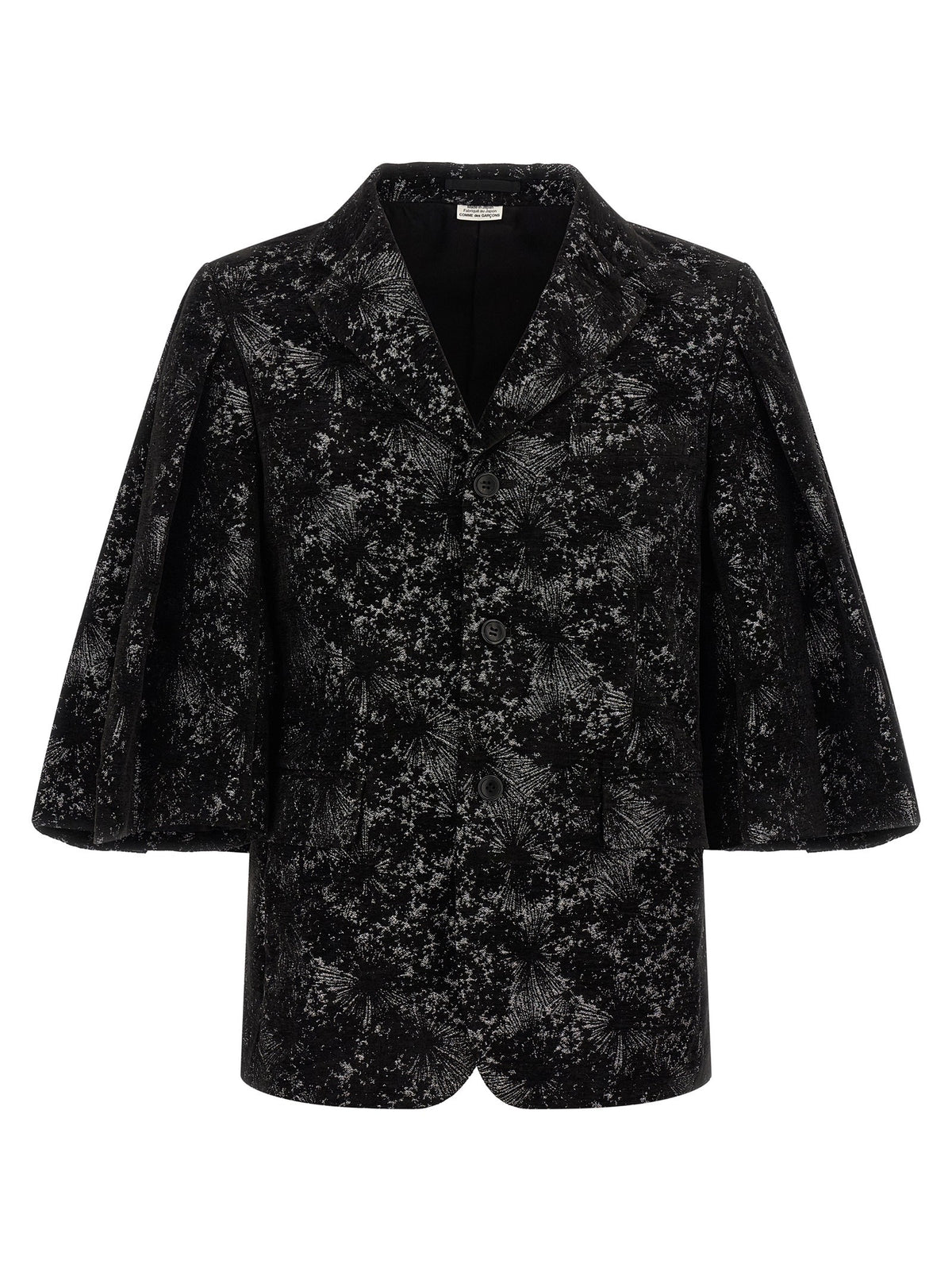 Comme Des Garçons Homme Plus Flared Sleeves Blazer Black