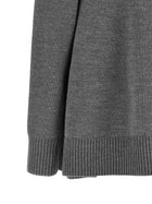 Toteme Flared Turtleneck Sweater Grey, view 4
