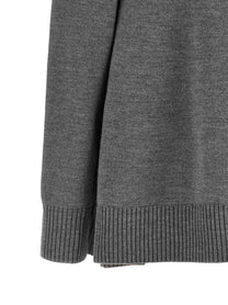 Toteme Flared Turtleneck Sweater Grey
