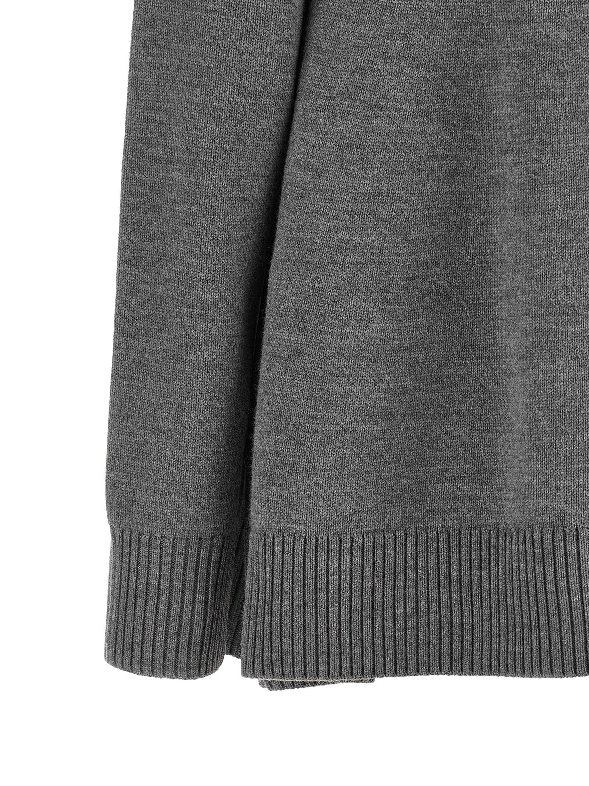 Toteme Flared Turtleneck Sweater Grey, view 4