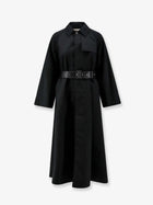 Celine Women's Flared Waterproof Coat Black