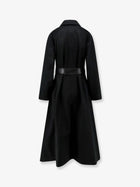 Celine Women's Flared Waterproof Coat Black, view 2