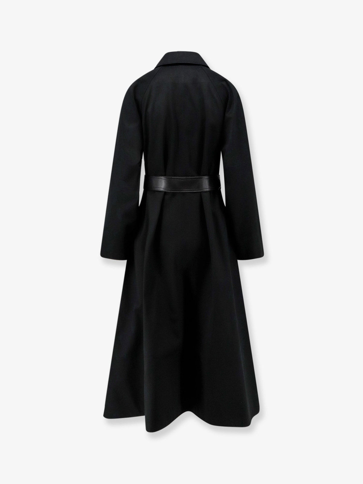 Celine Women's Flared Waterproof Coat Black, view 2
