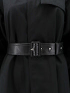 Celine Women's Flared Waterproof Coat Black, view 3