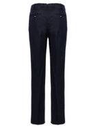 Brunello Cucinelli Flat Front Pants Blue, view 2