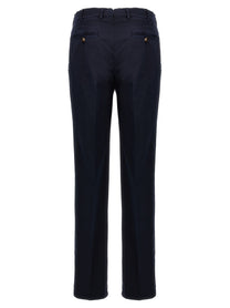 Brunello Cucinelli Flat Front Pants Blue, view 2