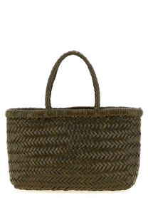 Dragon Diffusion Flat Gora Mini Handbag Green