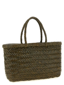 Dragon Diffusion Flat Gora Mini Handbag Green