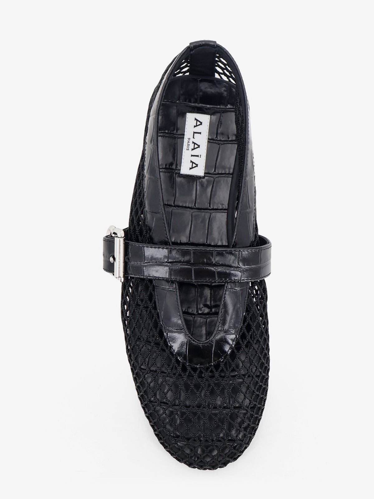 ALAÏA Women's Flat Leather Ballerinas Black
