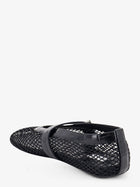 ALAÏA Women's Flat Leather Ballerinas Black, view 3