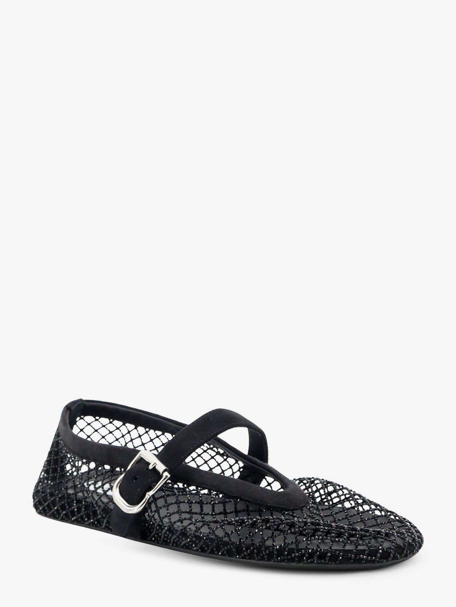 ALAÏA Women's Flat Mesh Ballet Flats Black
