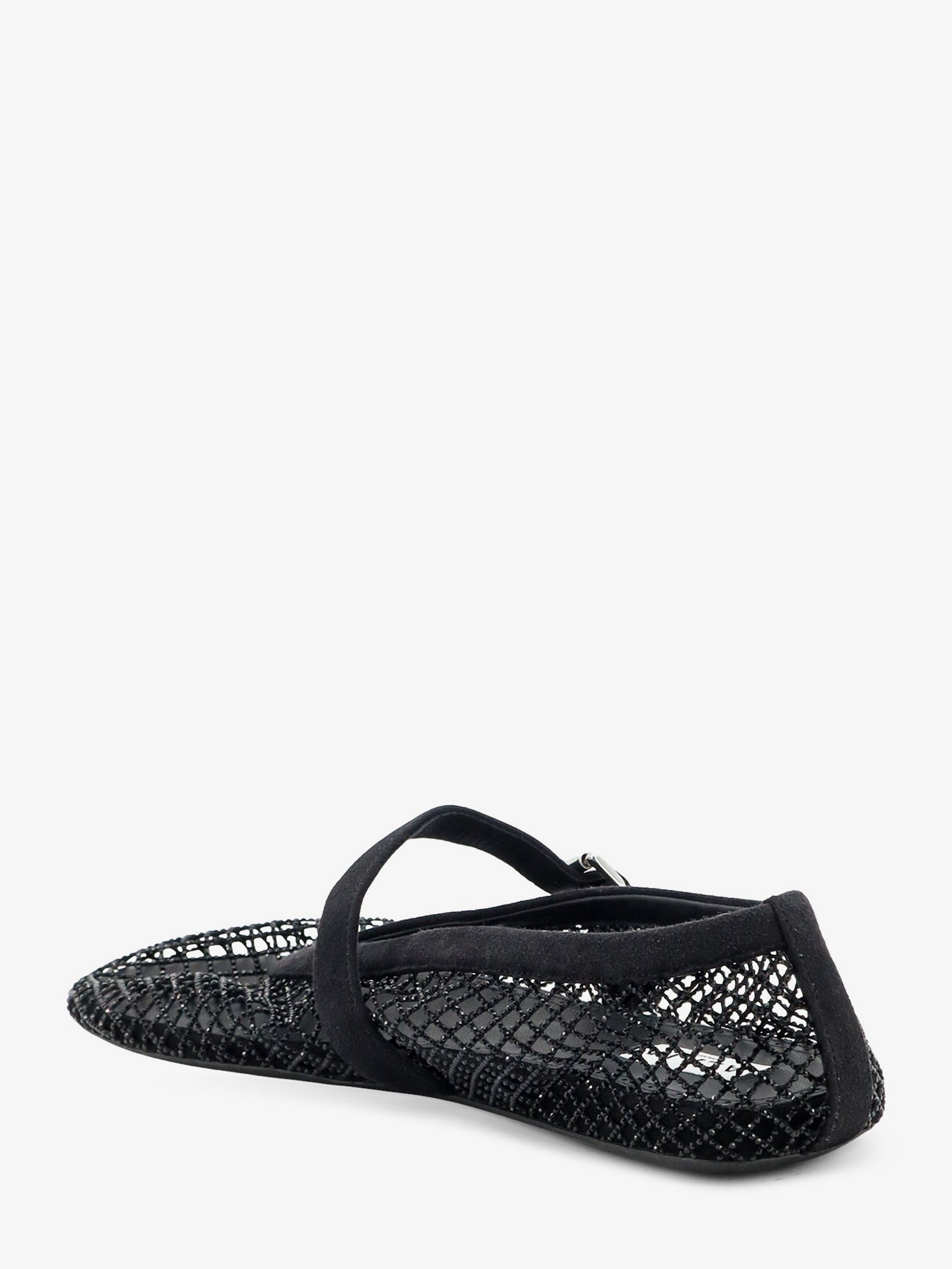 ALAÏA Women's Flat Mesh Ballet Flats Black