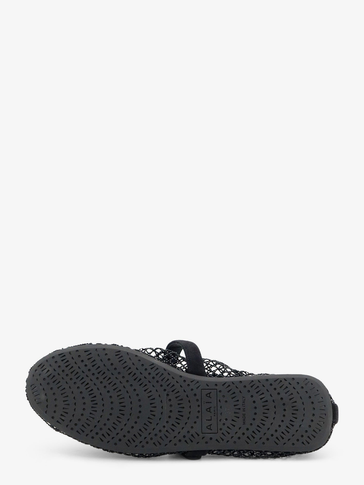 ALAÏA Women's Flat Mesh Ballet Flats Black