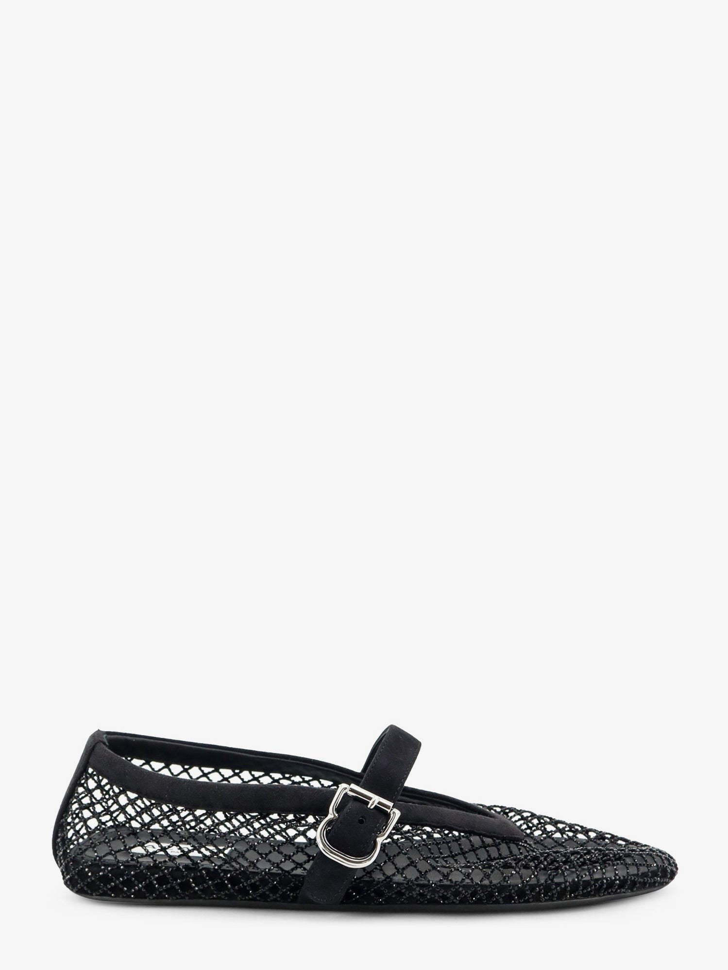 ALAÏA Women's Flat Mesh Ballet Flats Black
