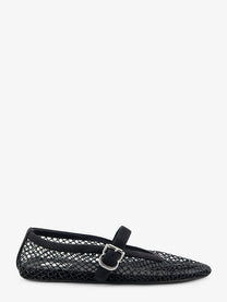 ALAÏA Women's Flat Mesh Ballet Flats Black