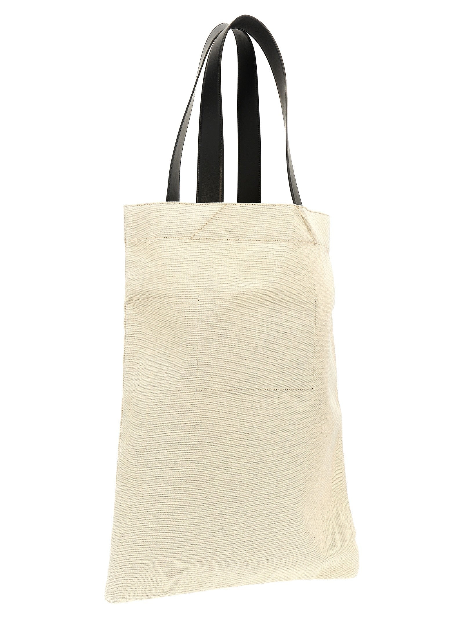 Jil Sander Flat Shopper Large Shopping Bag White