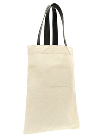 Jil Sander Flat Shopper Large Shopping Bag White