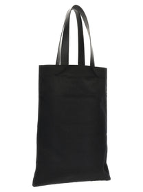 Jil Sander Flat Shopper Large Shopping Bag Black