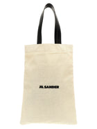 Jil Sander Flat Shopper Large Shopping Bag White