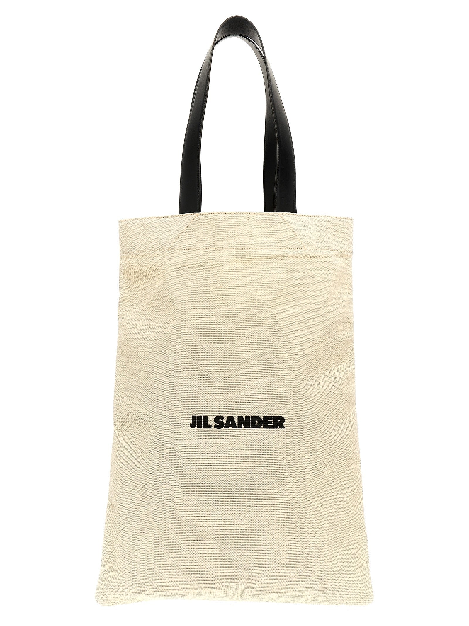 Jil Sander Flat Shopper Large Shopping Bag White
