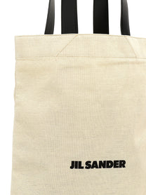 Jil Sander Flat Shopper Large Shopping Bag White