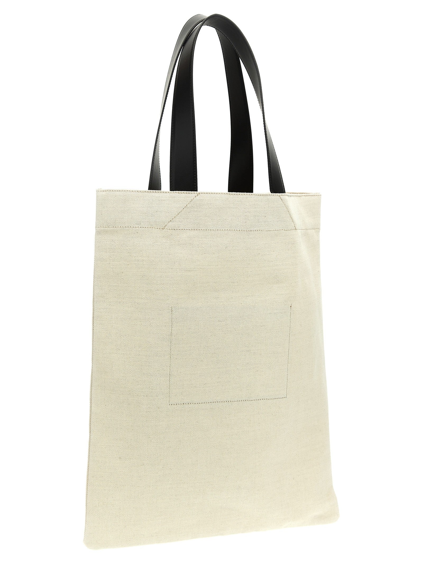 Jil Sander Flat Shopper Medium Shopping White