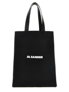 Jil Sander Flat Shopper Medium Shopping Black