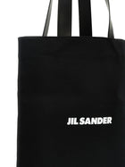 Jil Sander Flat Shopper Medium Shopping Black, view 3