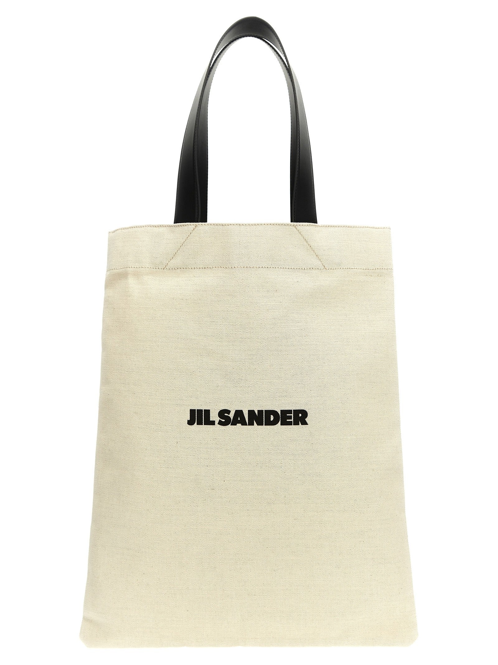 Jil Sander Flat Shopper Medium Shopping White