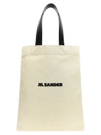 Jil Sander Flat Shopper Medium Shopping White