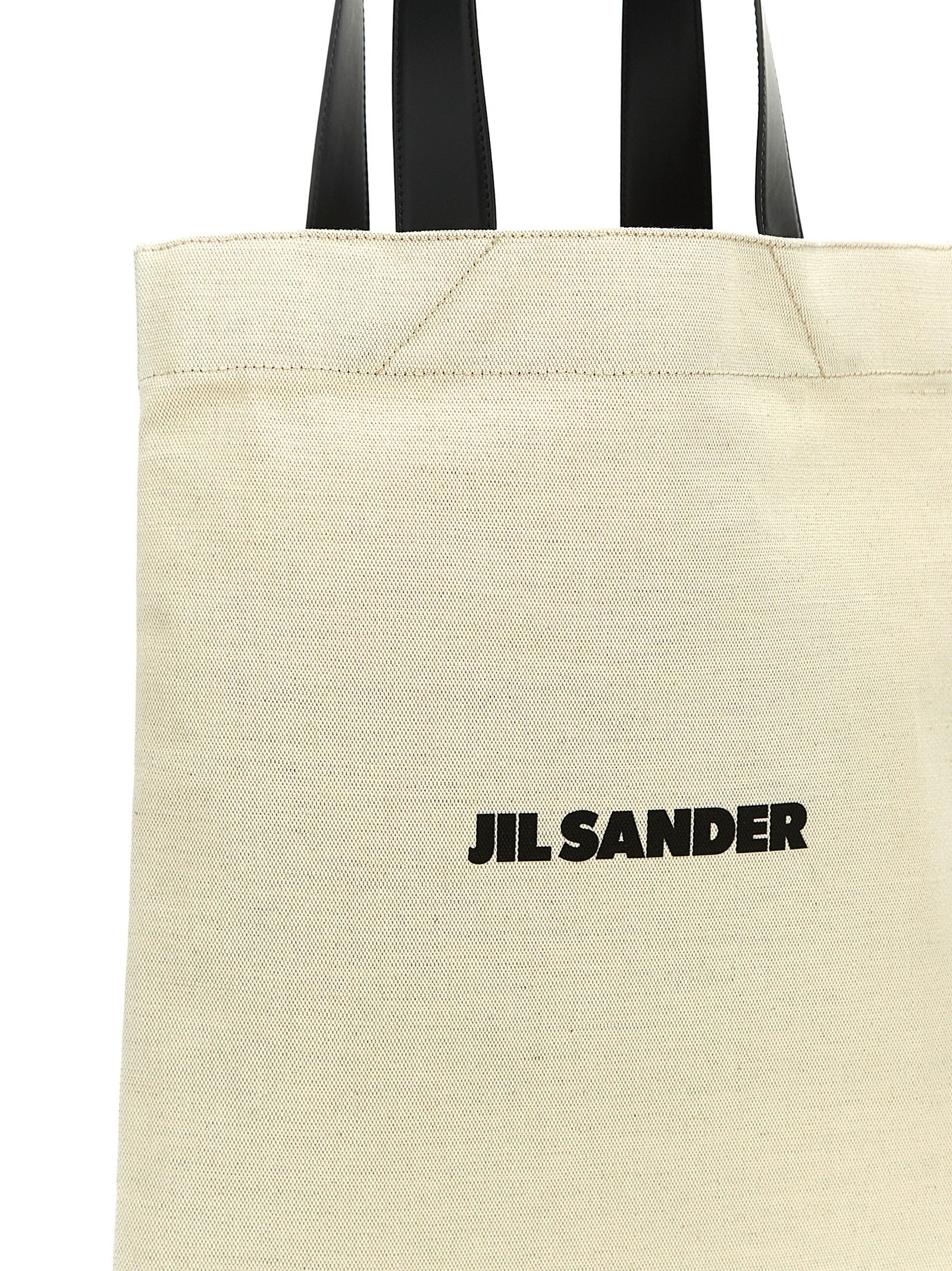 Jil Sander Flat Shopper Medium Shopping White