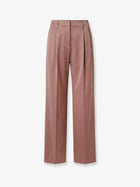 Golden Goose Women's Flavia Light Dry Wool Trousers Blue
